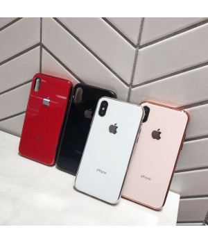 Кейси iPhone Xs Max Glass Case TPU