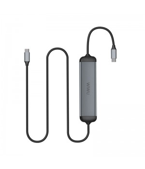 Перехідник Wiwu Alpha 5in1 USB-C Hub A521H (USB3.0x2 + HDMI + SD + microSD)