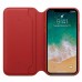Кейси iPhone X Apple Leather Folio