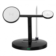 Беспроводные зарядные устройства Wiwu 4 in 1 wireless charger Wi-W032 (black)