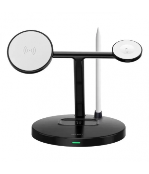 Безпровідні зарядні пристрої Wiwu 4 in 1 wireless charger Wi-W032 (black)