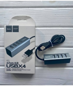 Перехідник Hoco HB1 4USB Line Machine 