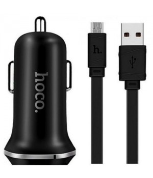 Автозарядне Hoco Car Charger Z1 Car Charger Set (Lightning) 