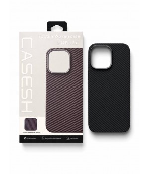 Кейси iPhone 14 Pro Max Carbone Tactile Woven Case