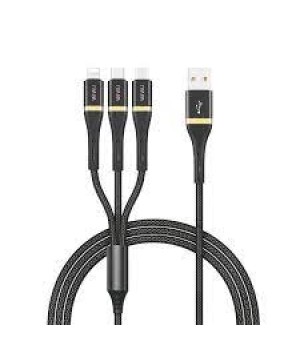 Кабелі Wiwu Elite Data 3 in 1 Cable ED-104  (1.2M)