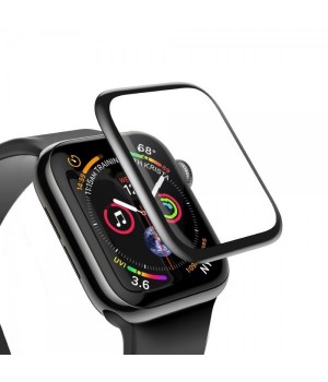 Скло iWatch Baseus full Screen curved tempered glass Black