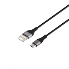 Кабель XO [NB188] USB to USB-C Double-Sided 2.4A 1m Black