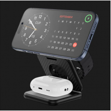 Беспроводные зарядные устройства Kevlar 3 in 1 Wireless Charger Wi-W035