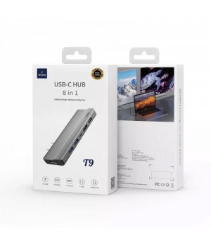 Перехідники Wiwu T9 Type-C Hub Dual C Перехідники Wiwu T9 Type-C Hub Dual C