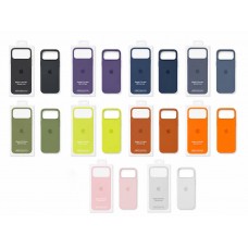 Кейсы iPhone 17 Pro Max Apple Silicone Case Original with MagSafe + Sensor Button and Animation