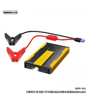 Зовнішні акумулятори REMAX Engine Series Multifunctional Car Jump Starter 6000mAh RPP-511 Зовнішні акумулятори REMAX Engine Series Multifunctional Car Jump Starter 6000mAh RPP-511