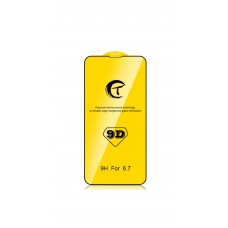 Стекло iPhone 13 Pro Max/14 Plus Triplex 9D Glass 0,25mm Black