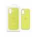 Кейсы iPhone 17 Apple Silicone Case Original with MagSafe + Sensor Button and Animation