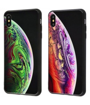 Кейси iPhone XS Max Glass Case Planet 