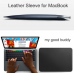 Кейси на Macbook Air 13 Wiwu Skin Pro PU Leather Sleeve 