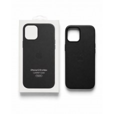 Кейсы iPhone 12 Pro Max Apple Leather Case with MagSafe