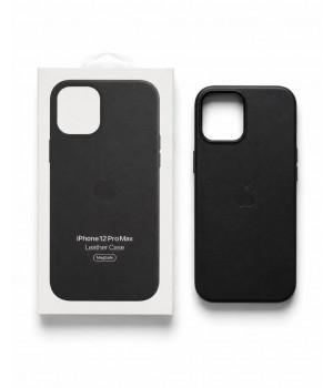 Кейси iPhone 12 Pro Max Apple Leather Case with MagSafe