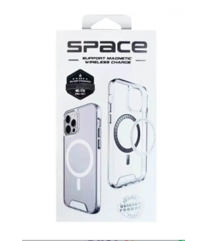 Кейсы Samsung S 24 Ultra Space Case Transparent Silicone with Magsafe