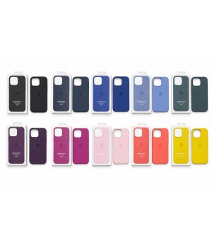 Кейсы iPhone 16 Pro Max Apple Silicone Case Original with MagSafe + Sensor Button and Animation