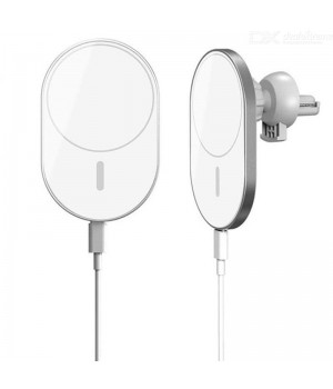Автозарядне Magnetic Wireless Magsafe Car Charger 15W Ellipse
