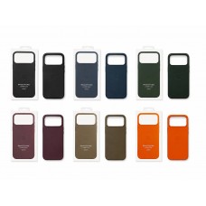 Кейсы iPhone 17 Pro Max Apple Leather Case with MagSafe and Animations