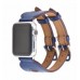 Аксесуари iWatch Ремінець Hermes Fauve Barenia Double Buckle Cuff 38/40mm 