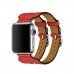 Аксесуари iWatch Ремінець Hermes Fauve Barenia Double Buckle Cuff 38/40mm 