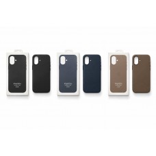 Кейсы iPhone 16 Plus Apple Leather Case with MagSafe and Animations