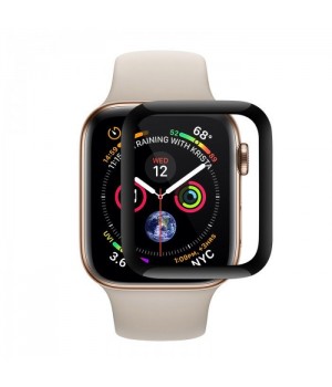 Скло iWatch COTEetCi 4D Full Glue Glass  black 40mm