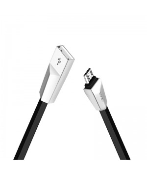 Кабелі Hoco Zinc Alloy Rhombus Lightning Charging Cable 
