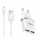 Кабелі Hoco Lightning Charger Smart dual USB (Lighting cable) white