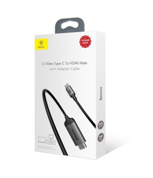 Перехідники Baseus Adapter C-Video Type-C To HDMI 1.8m 