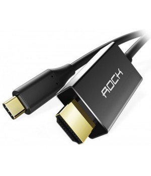 Перехідники Rock Charge Cable Type-C To HDMI Cable 1.8m
