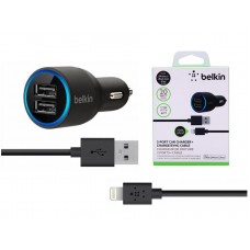 Автоаксесуари Автозарядне Belkin Car Charger 2 Port + Cable 
