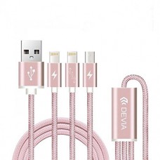Кабелі Devia Charge Cable 3 in 1 