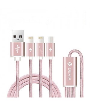 Кабелі Devia Charge Cable 3 in 1 