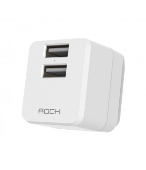 Зовнішні акумулятори Power Bank Rock Mini Tank Travel Charger CCC white