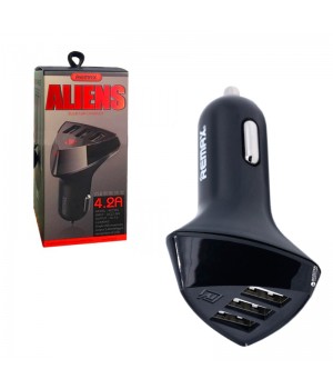 Автозарядне Remax Car Charger Aliens 3 USB