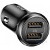 Автозарядне Baseus Golden Contactor Fast Charging Dual USB 
