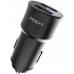 Автозарядне Rock Car Charger with Digital Display 