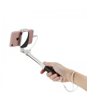 Аксесуари Селфістіки Rock Mini Selfie Stick with Wire Control & Mirror 
