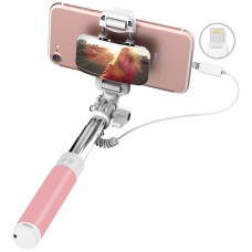 Аксесуари Селфістіки Rock Mini Selfie Stick with Lightning Control & Mirror 