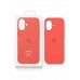 Кейсы iPhone 16 Apple Silicone Case Original with MagSafe + Sensor Button and Animation