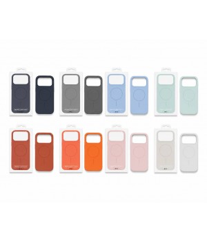 Кейси iPhone 17 Pro Max Colour Silicone case with MagSafe and Sensor Button