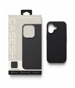 Кейси iPhone 17 Carbone Tactile Woven Case