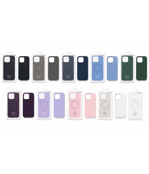 Кейси iPhone 16 Pro Max Colour Silicone case with MagSafe and Sensor Button