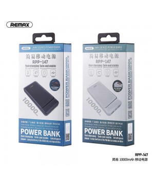 Зовнішні акумулятори Power Bank Remax 10000mAh Jany Series RPP-147 Зовнішні акумулятори Power Bank Remax 10000mAh Jany Series RPP-147