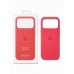 Кейсы iPhone 17 Pro Max Apple Silicone Case Original with MagSafe + Sensor Button and Animation