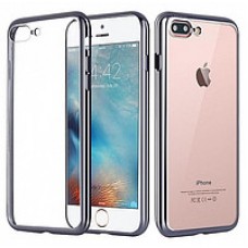 Кейси iPhone 7plus/8plus Силікон з Блискучим Обідком 