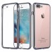 Кейси iPhone 7plus/8plus Силікон з Блискучим Обідком 